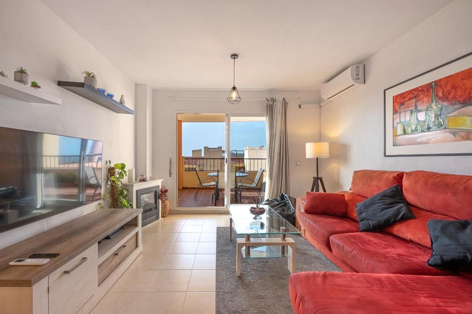 Apartamento Acogedor Con Vista Al Mar Малага Экстерьер фото